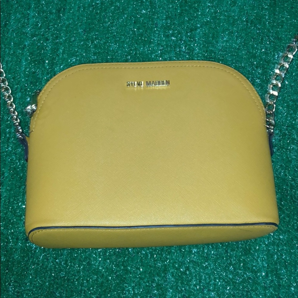 Steven madden mustard yellow cords body bag